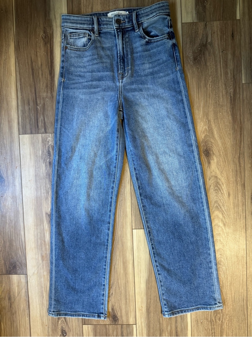 Hidden Los Angeles Women’s Blue Jeans - Comfortable Straight Fit